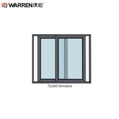 WDMA 72x60 Sliding Window White Sliding Window Sliding Glass Window Price Aluminum For Home