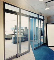 12Mm Aluminium Office Partition Tempered Glass Bi Folding Sliding Door Price on China WDMA