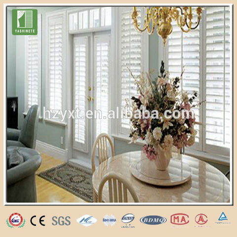 2023 hot sale Canopy faux wood blinds interior window shutters on China WDMA