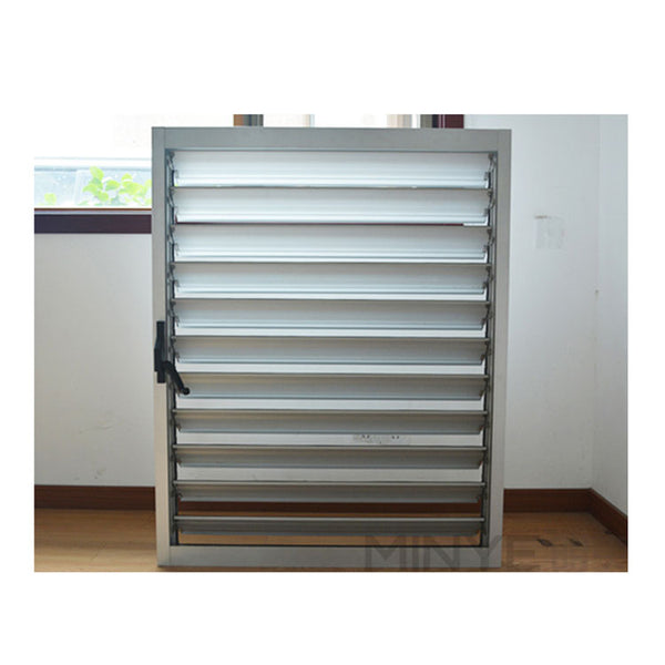 2018 China produces cheap aluminum fixed louver plantation shutters windows on China WDMA