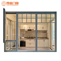 2019 China factory price swing wooden aluminium casement windows on China WDMA