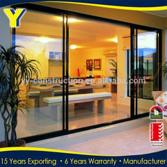 3 panel french patio doors /garage door side /double pane sliding glass doors on China WDMA