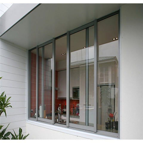 3 tracks sliding window double glazed aluminum sliding windows drawing on China WDMA