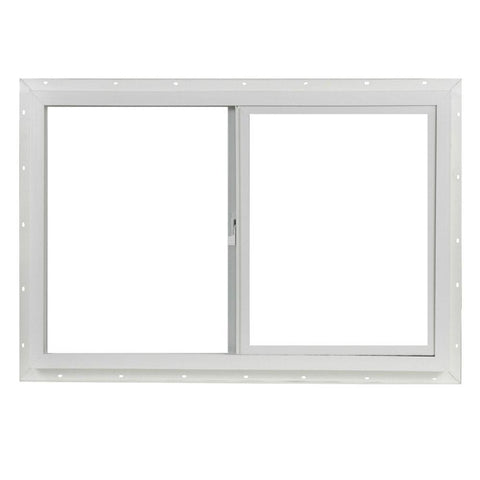 36x24 35.5x23.5 Slider Window Vinyl White Dual Pane Insulated Glass and Screen