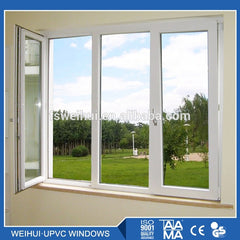 4 Panel Slide Impact Resistant Louvre Glass Horizontal Sliding Vinyl Interior Office Double Open Vertical Blade Storm Window on China WDMA