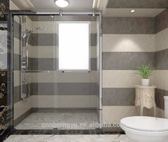 6-10mm 12mm High quality shower room door price/ tempered sliding glass shower door on China WDMA