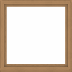 WDMA 64x64 (63.5 x 63.5 inch) Composite Wood Aluminum-Clad Picture Window without Grids-1