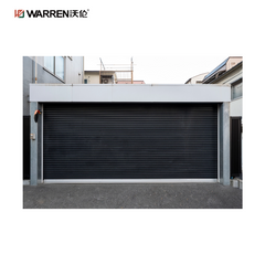 Warren 4x6 Black Frosted Glass Garage Door With Side Window for Sale