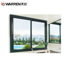 WDMA Aluminum Sliding Window With Screen Black Aluminum Sliding Windows Aluminum Glass Sliding Window