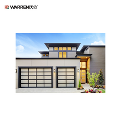 Warren 8x14 Back Garage Door With Glass Electric Garage Door for Sale