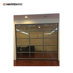 Warren 10x12 Double Garage Door Glass With Automatic Folding Garage Doors