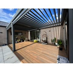 10x20 louvered roof pergola with patio aluminum canopy