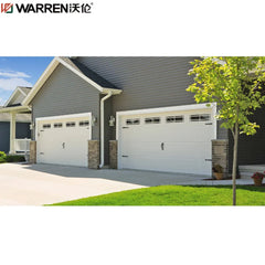 WDMA Garage Doors 16x8 Garage Doors 9x7 Clear Roll Up Garage Door Modern Aluminum