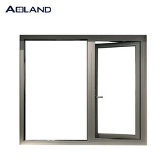 AS2047 aluminium metal structural frame double glazed casement windows design customized size and color on China WDMA