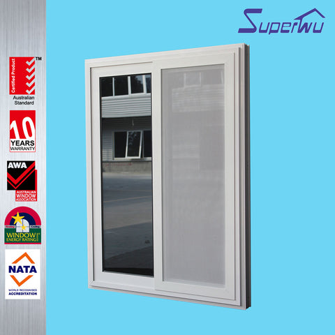 AS2047 and AS2208 colored glass sliding window and door with stainless steel mesh on China WDMA