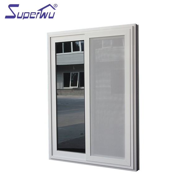 AS2047 and AS2208 colored glass sliding window and door with stainless steel mesh on China WDMA