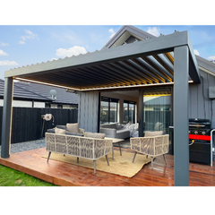 12x20 waterproof pergola for patio aluminum canopy