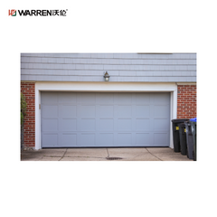 Warren 8x12 White Garage Black Doors With Glass for Sale