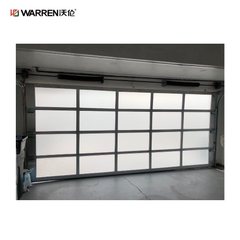 Warren 7x14 Two Car Garage Door With Windows Glass Roller Door