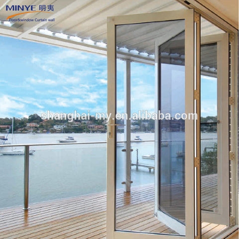 Alibaba china manufacture french double seal-ing aluminium folding patio doors prices on China WDMA