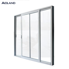 Alloy frame balcony sliding glass door with lock aluminium sliding door Australia standard on China WDMA