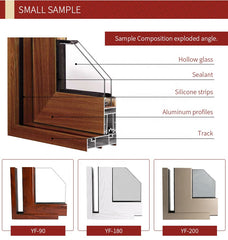 Aluminium Frame tempered glass interior sliding door with grill design on China WDMA