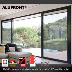 Aluminium Horizontal Sliding Patio Door with Integral blinds on China WDMA