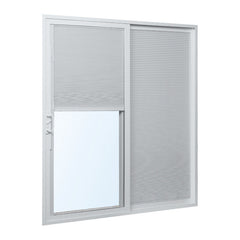 Aluminum Glass Sliding Patio Door with Blinds Inside on China WDMA