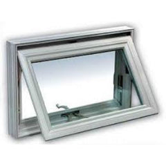 Aluminum chain winder awning window with aluminum reveal installation on China WDMA