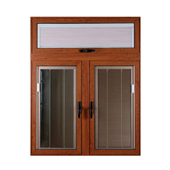 Aluminum guard casement windows with built in blinds for nigeria on China WDMA