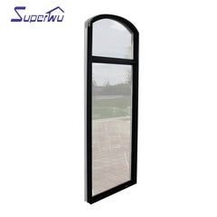 Aluminum skylight glass window frame factory with two color and arch design on China WDMA