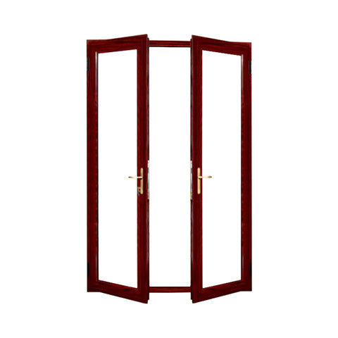 Aluminum soundproof french door casement doors for sale on China WDMA