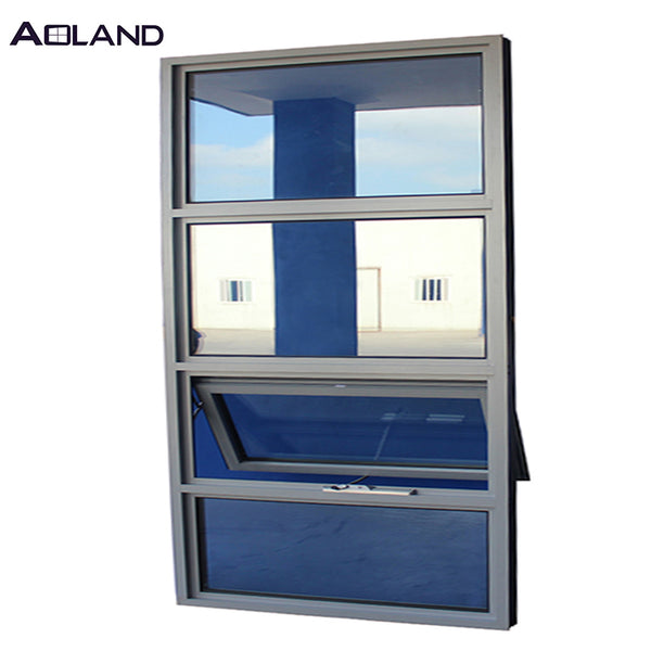 Aluminum window awning window design double glass on China WDMA