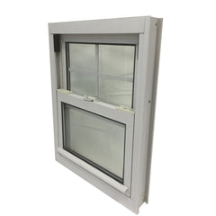 American Type PVC Double Hung Sash lift Up Vertical Sliding Window on China WDMA