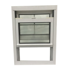 American Type PVC Double Hung Sash lift Up Vertical Sliding Window on China WDMA