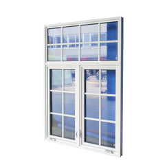 American style Crank casement window with grid design supplier on China WDMA