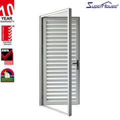 Australia Standard AS2047 Exterior Durable Storm-proof Aluminium jalousie Doors Made in China on China WDMA