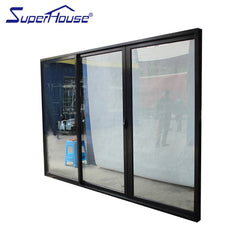 Australia USA Canada market aluminum three panel sliding glass door on China WDMA