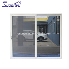 Australia certificated white aluminium sliding windows and door with double insulated glass on China WDMA