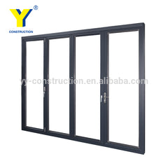 Australian standard Aluminium door and window and bifold door glass folding door on China WDMA