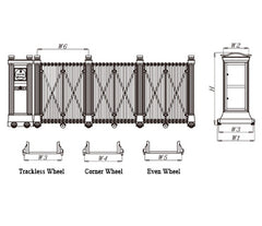 Auto Folding Sliding Door from CXHA LTD. on China WDMA