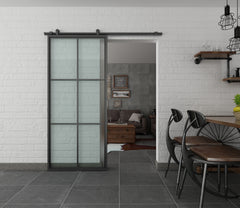 BLACK STEEL FRAME SLIDING GLASS DOORS on China WDMA