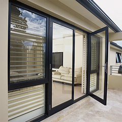 Best brown aluminium sliding doors cost frame glass swing door on China WDMA