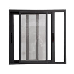 Best cost modern design customized 3 track design glass aluminum horizontal sliding window for Australia market on China WDMA