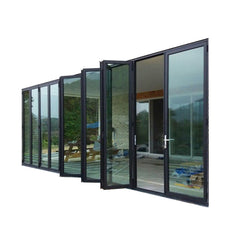 Cheap Factory Price aluminum alloy bi folding door design bi doors cost on China WDMA