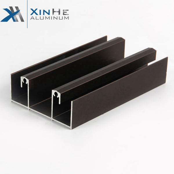 Cheap Normal Powder Coating Building Material Extruded Facade 4 Track Aluminum Sliding Window Profile for Chile and Bolivia on China WDMA