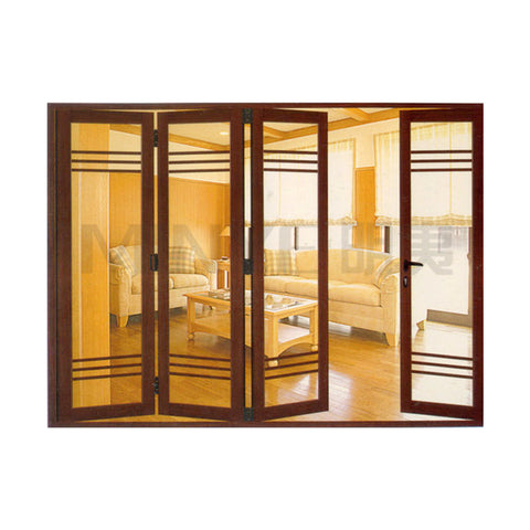 China MINYI High Quality 3 rail sliding folding bifold door on China WDMA on China WDMA