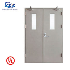 China Manufacturer Interior Stainless Main Fire Resistant Steel Door with Glass on China WDMA