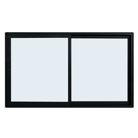 China YY Construction manufacturer matt black color aluminum sliding window with subframe installation on China WDMA