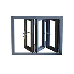 China best commercial and residential aluminium exterior soundproof bifold windows for low price on China WDMA